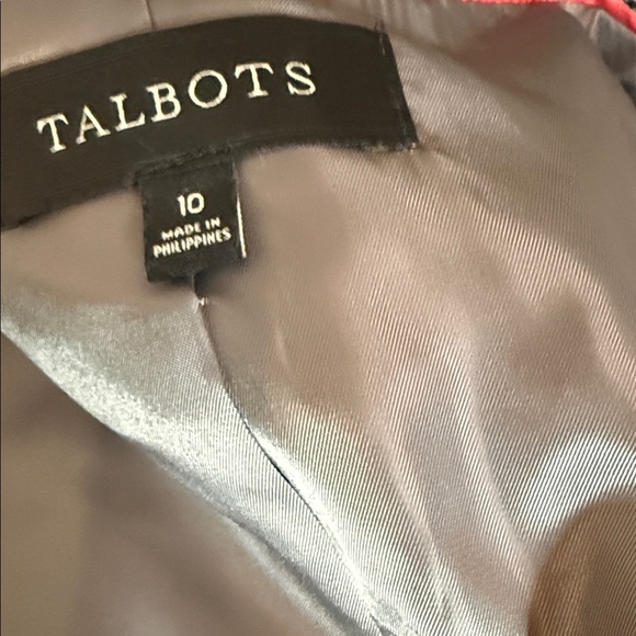 Talbots Plaid Blazer - Black, White, Red - Picture 5 of 7